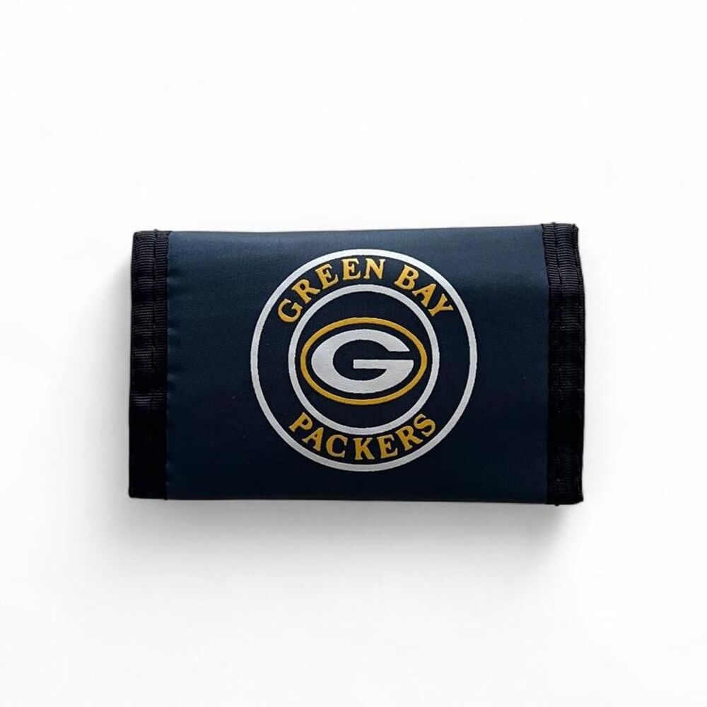 Vintage Green Bay Packers Football Tri-Fold Wallet